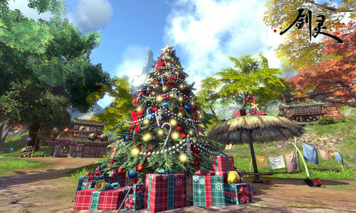 劍靈圣誕節(jié)版本游戲場景搶先看 活動(dòng)前瞻