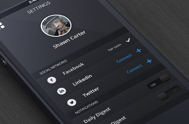 40個(gè)手機(jī)APP應(yīng)用設(shè)置界面UI設(shè)計(jì)