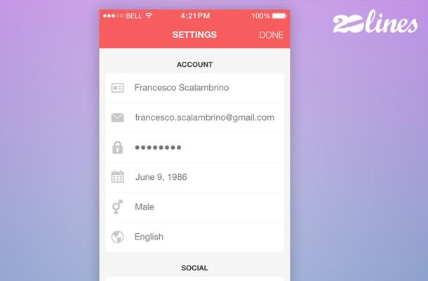 40個(gè)手機(jī)APP應(yīng)用設(shè)置界面UI設(shè)計(jì)
